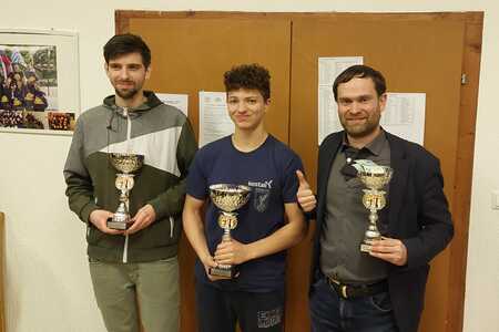 Buče_Prvi trije, Peter, Bruno in Andrius s